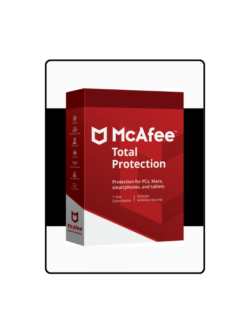 McAfee Total Protection 1 dispositivo 12 meses Licencia keys