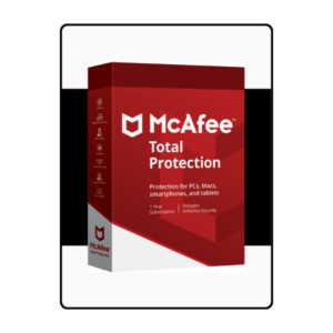 McAfee Total Protection 1 dispositivo 12 meses Licencia keys