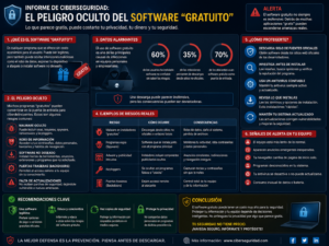 Informe de Ciberseguridad El Peligro Oculto del Software Gratuito