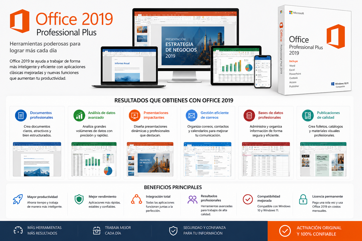 office 2019 profesional herramientas y uso