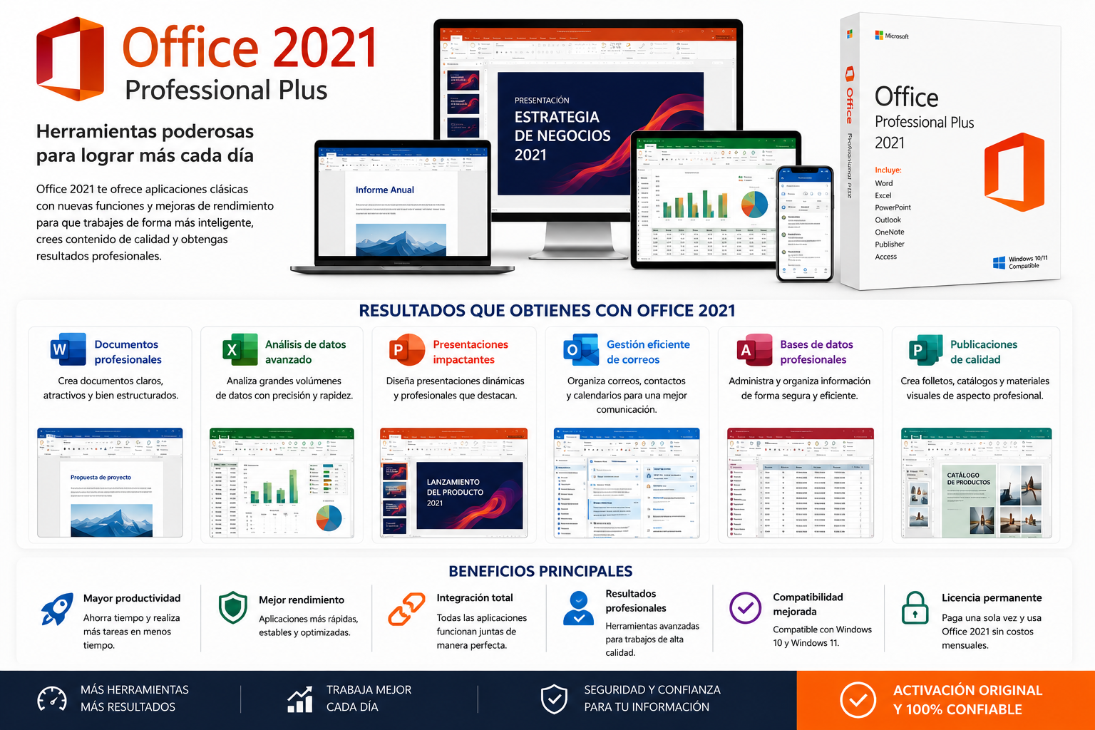 office 2021 profesional plus descripcion